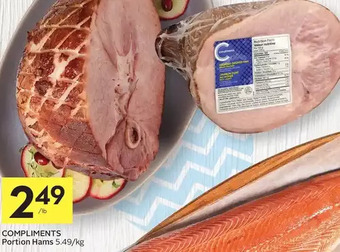 Foodland Compliments portion hams offer