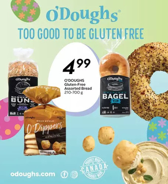 Sobeys O'doughs gluten-free bread offer