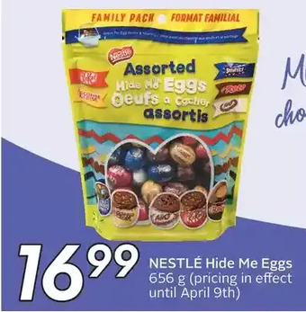 Sobeys Nestlé hide me eggs offer