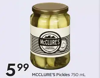 Sobeys Mcclure's pickles offer