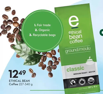 Sobeys Ethical bean coffee offer