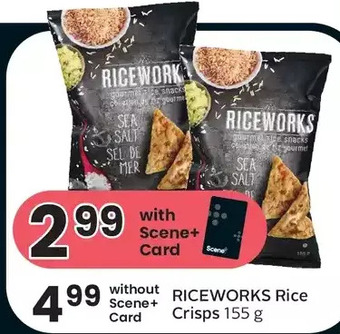 Sobeys Riceworks rice crisps offer