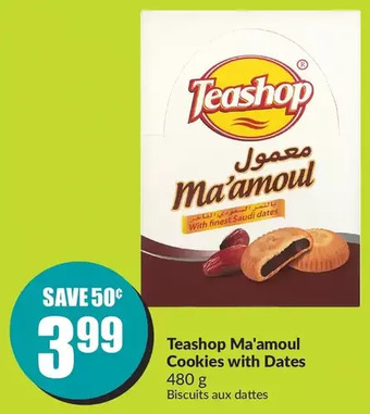 FreshCo Teashop ma'amoul cookies with dates offer