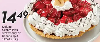 Sobeys Deluxe cream pies offer