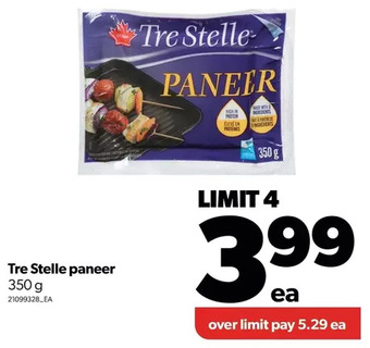 Real Canadian Superstore Tre stelle paneer offer