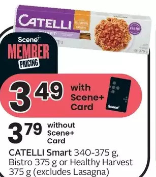Sobeys Catelli smart, bistro or healthy harvest offer