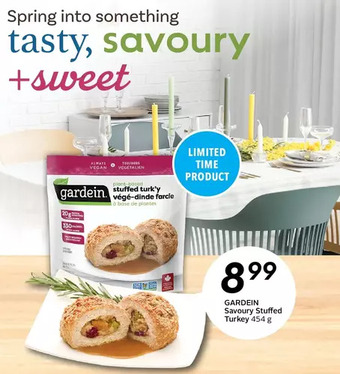 Sobeys Gardein savoury stuffed turkey offer
