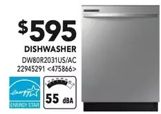 Lowe's Samsung dishwasher offer