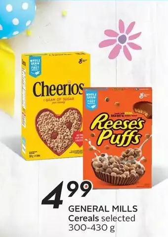 Sobeys General mills cereals offer