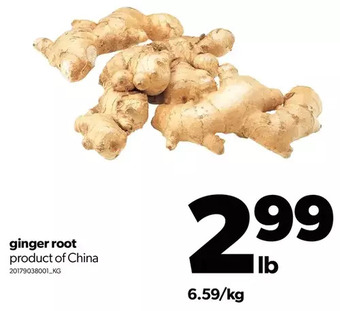 Real Canadian Superstore Ginger root offer