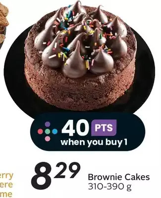 Sobeys Brownie cakes offer