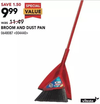 RONA Vileda broom and dust pan offer