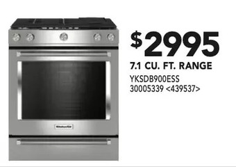 RONA Kitchenaid 7.1 cu. ft. range offer
