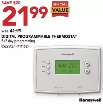 RONA Honeywell digital programmable thermostat offer