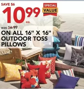 RONA 16 x 16 outdoor toss pillows offer