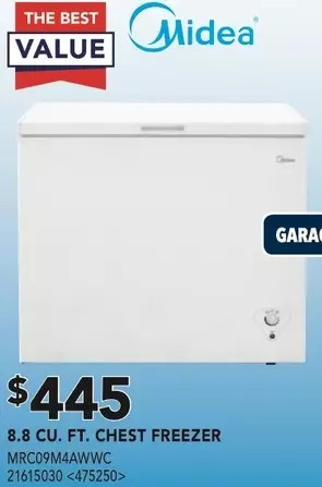 RONA Midea 8.8 cu. ft. chest freezer offer