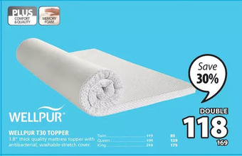 JYSK Wellpur t30 topper offer