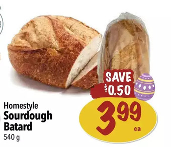 Farm Boy Homestyle sourdough batard offer