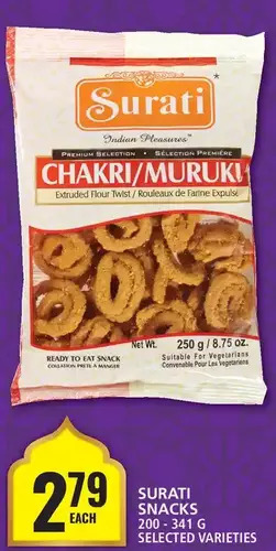 Food Basics Surati snacks offer
