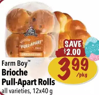 Farm Boy Farm boy brioche pull-apart rolls offer