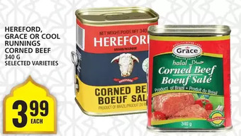 Food Basics Hereford, grace or cool runnings corned beef offer
