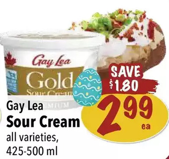 Farm Boy Gay lea sour cream offer