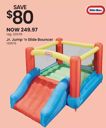 Toys R us Little tikes - junior jump 'n slide bouncer offer