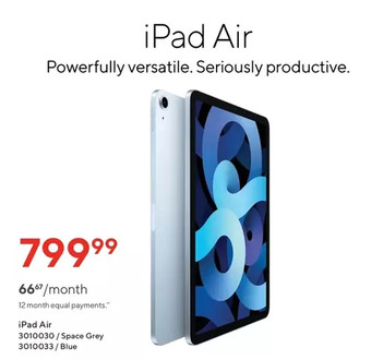 Staples Ipad air offer