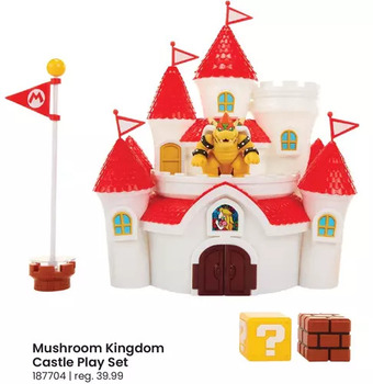 Toys R us Mushroom kingdom castle playset offer