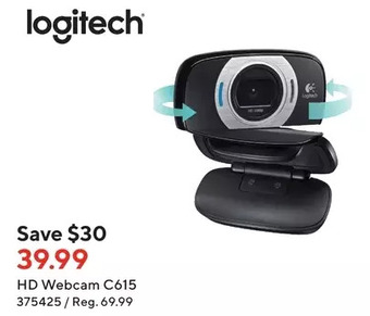 Staples Logitech hd webcam c615 offer
