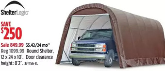 Canadian Tire Shelterlogic round shelter offer
