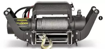 Canadian Tire Champion 11,000-lb truck winch with speed mount offer