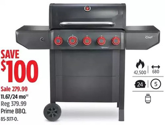Canadian Tire Master chef prime bbq offer