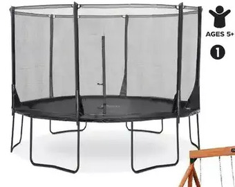 Canadian Tire Space zone 12' trampoline and enclosure offer