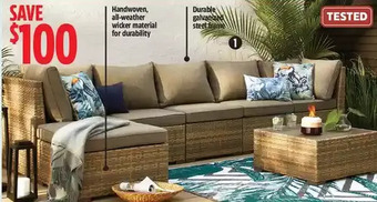 Canadian Tire Bala 6-pc sectional set offer