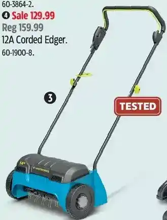 Canadian Tire Yardworks 14 10a corded dethatcher offer