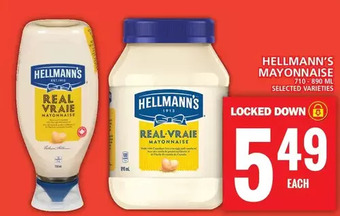 Food Basics Hellmann's mayonnaise offer