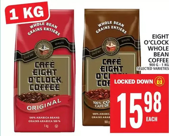 Food Basics Eight o'clock whole bean coffee offer