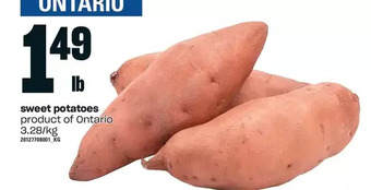Loblaws Sweet potatoes offer