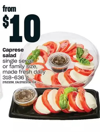 Loblaws Caprese salad offer