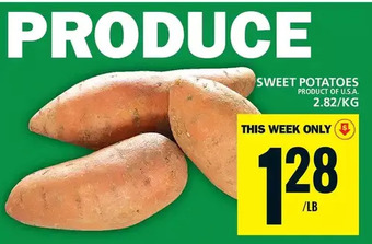 Food Basics Sweet potatoes offer