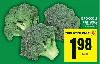 Food Basics Broccoli crowns offer