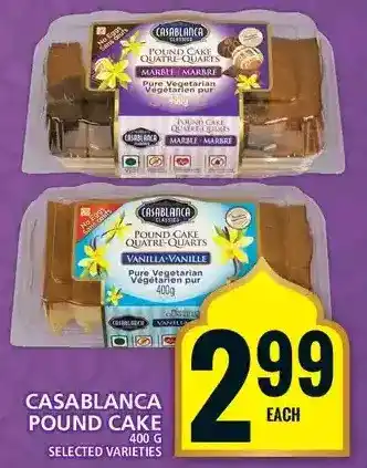 Food Basics Casablanca pound cake offer