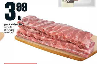 Loblaws Pork side ribs offer