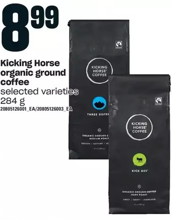 Loblaws Kicking horse organic ground coffee offer