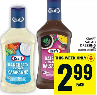 Food Basics Kraft salad dressing offer