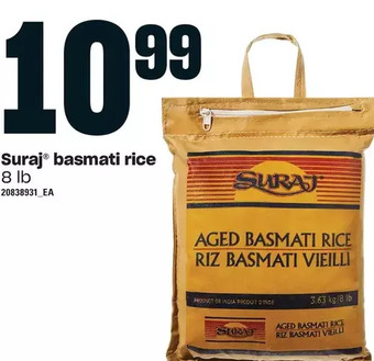 Loblaws Suraj basmati rice offer