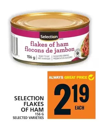 Food Basics Selection flakes of ham or chicken offer