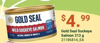 Loblaws Gold seal sockeye salmon offer
