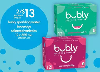 Loblaws Bubly sparkling water beverage offer